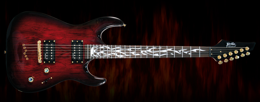 Jaxville JX3000 Guitar - High End Spec Red